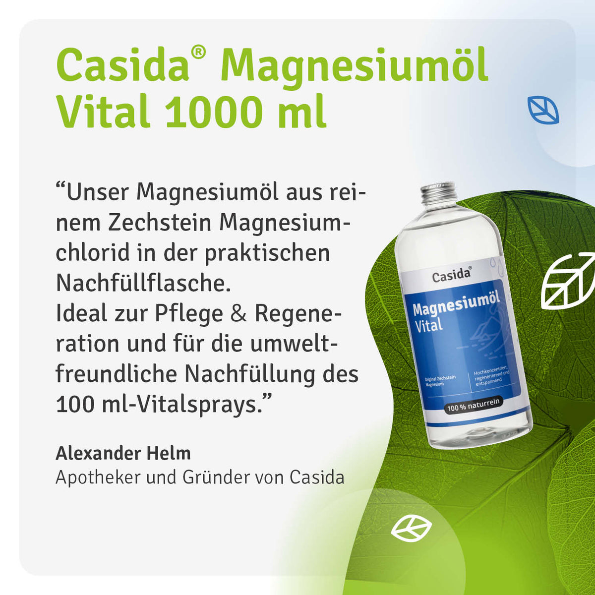 Magnesiumöl 1000 ml Vital Zechstein Casida