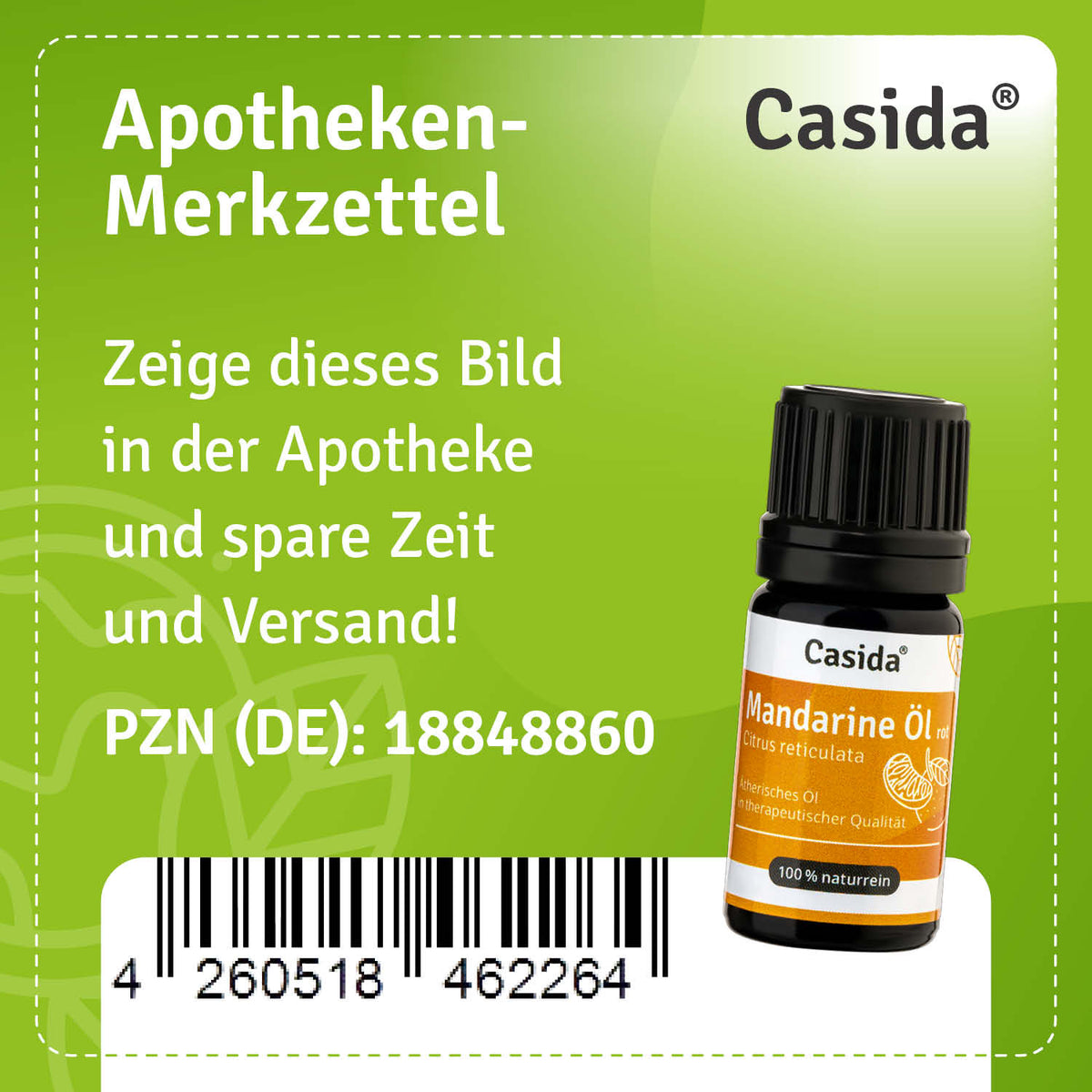 Mandarine Öl rot Apotheke