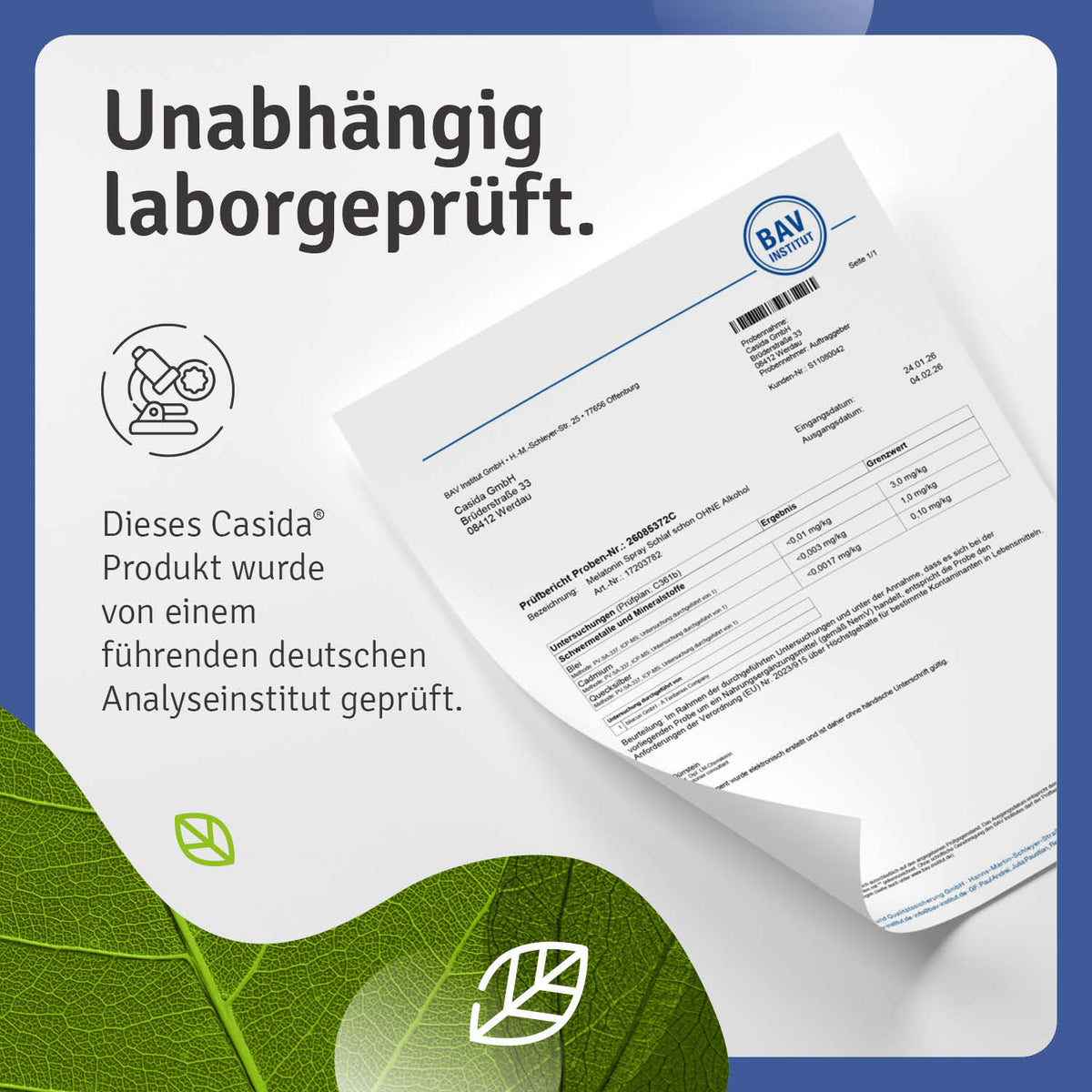 Melatonin Spray Schlaf schön laborgeprüft