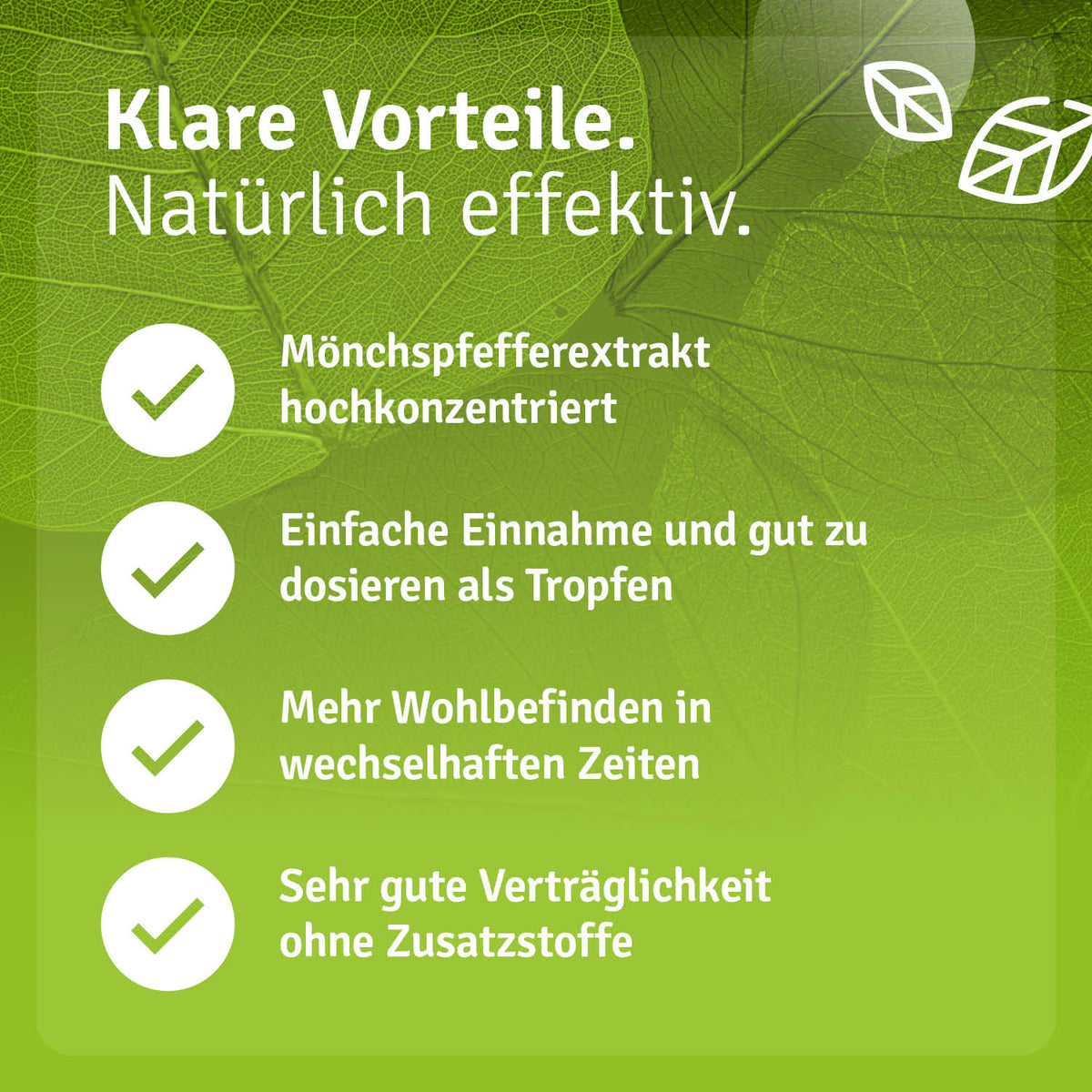 Mönchspfeffer Tropfen Vorteile