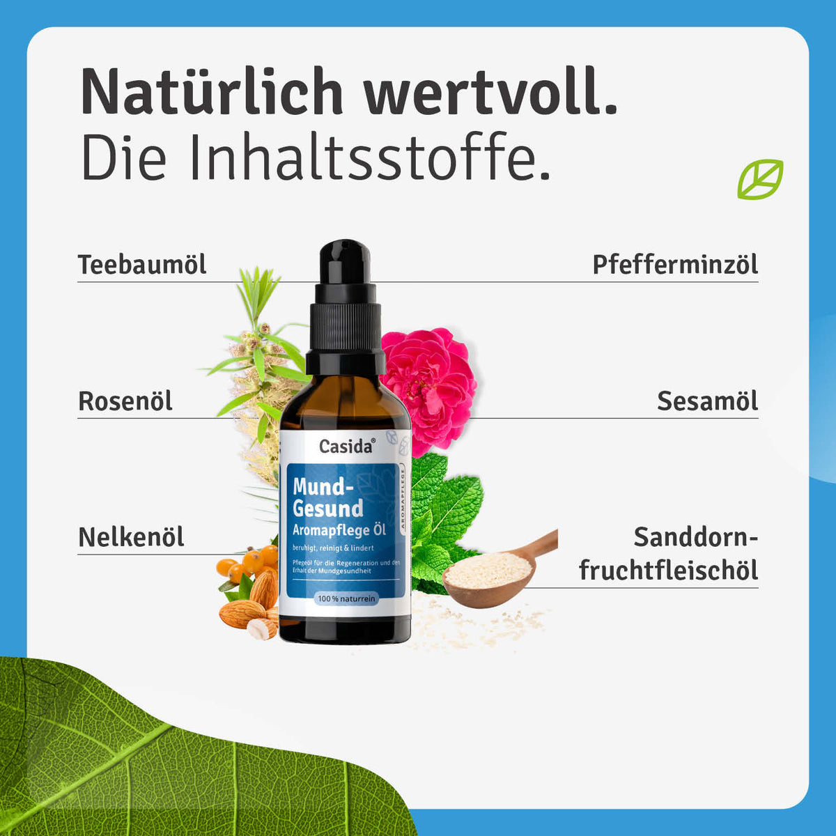 Mund-Gesund Aromapflege Öl Inhalt