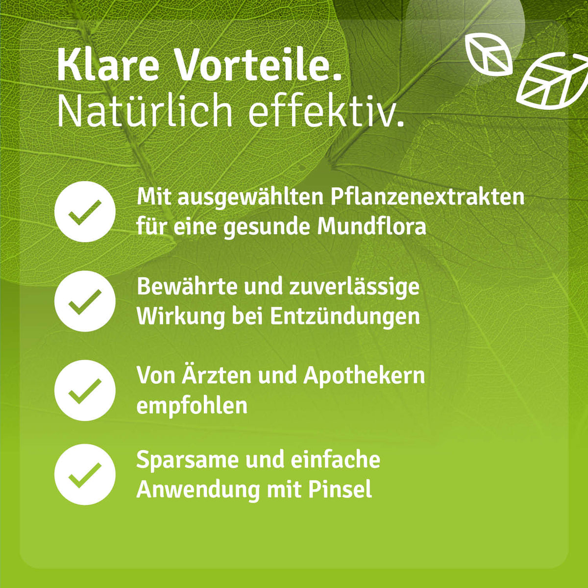 Mund-Gesund Fluid Repair Vorteile