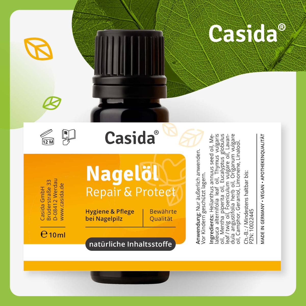 Nagelöl Repair & Protect Etikett