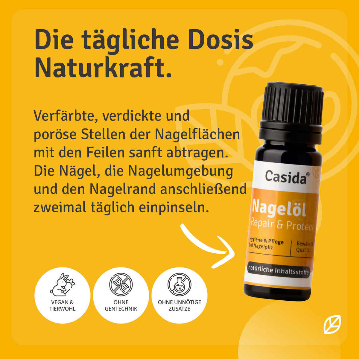 Nagelöl Repair & Protect Anwendung