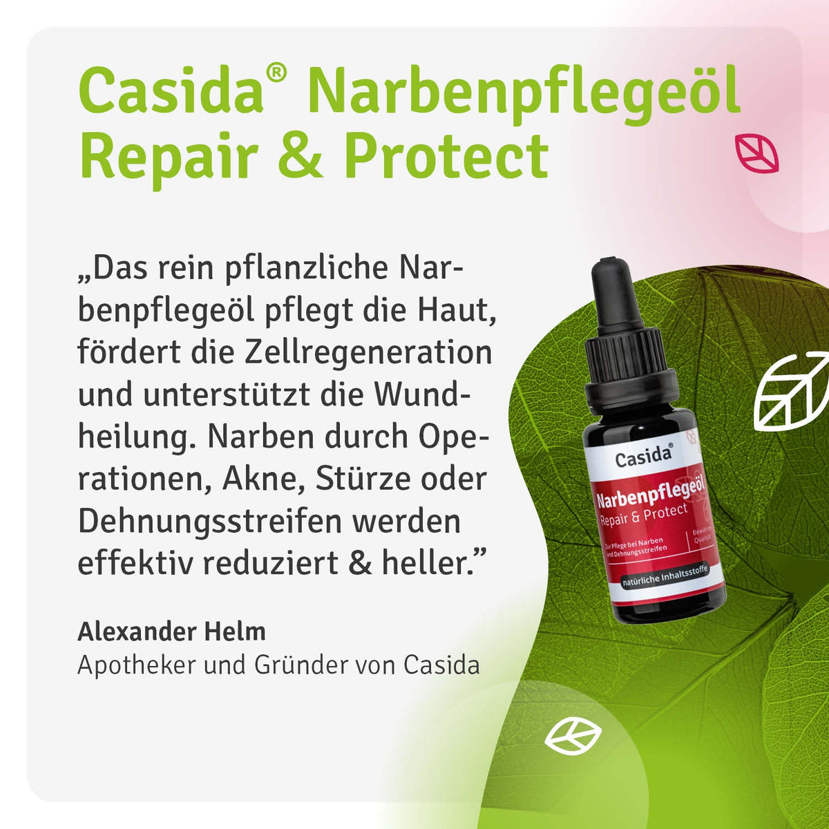 Narbenpflegeöl Repair & Protect Casida