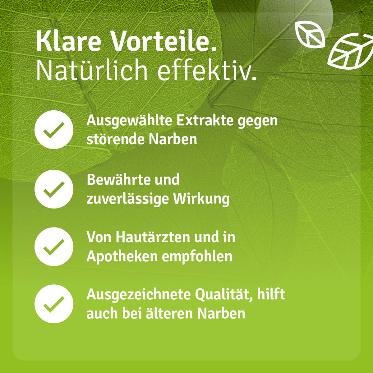 Narbenpflegeöl Repair & Protect Vorteile