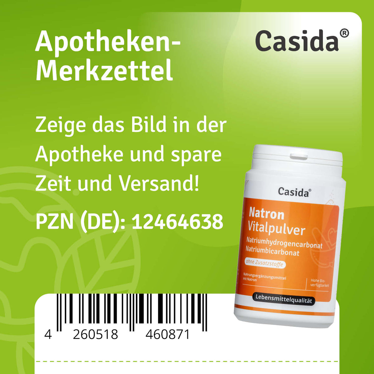 Natron Vitalpulver Apotheke