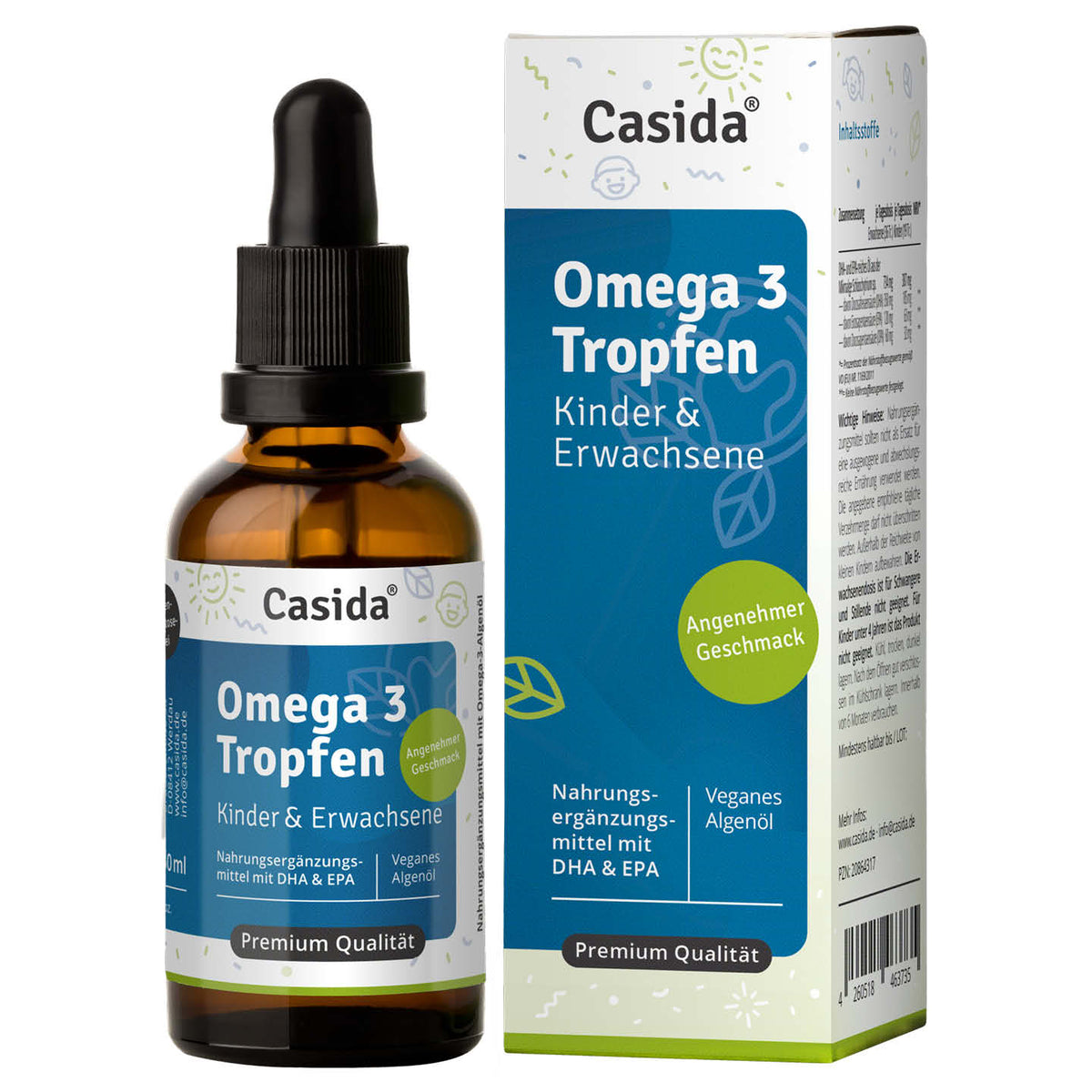 Omega 3 Tropfen vegan für Kinder