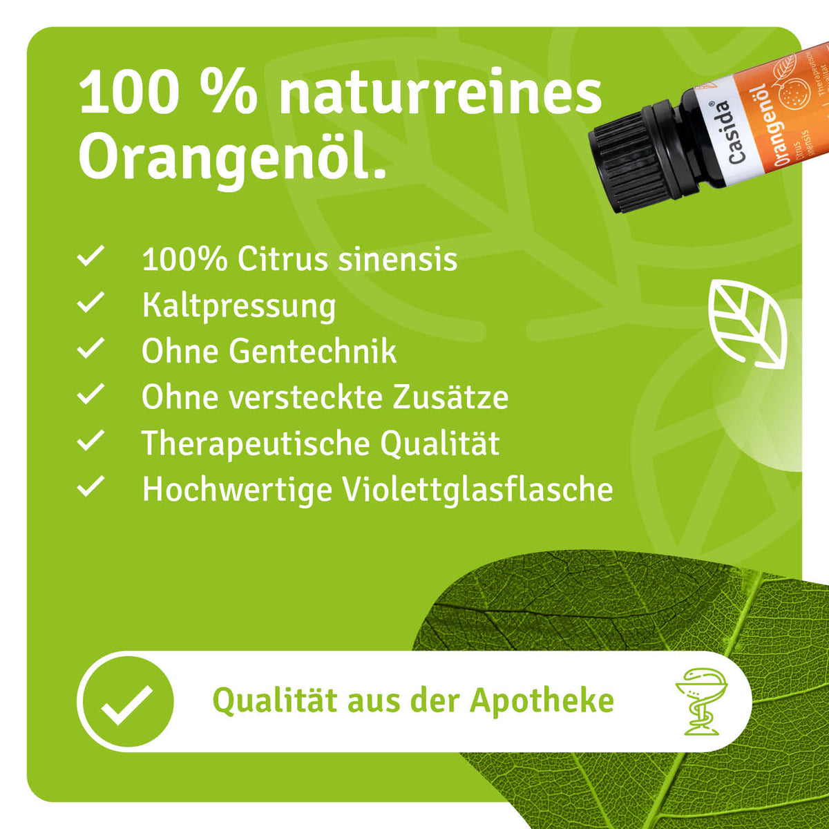 Orangenöl natürliche Inhaltsstoffe