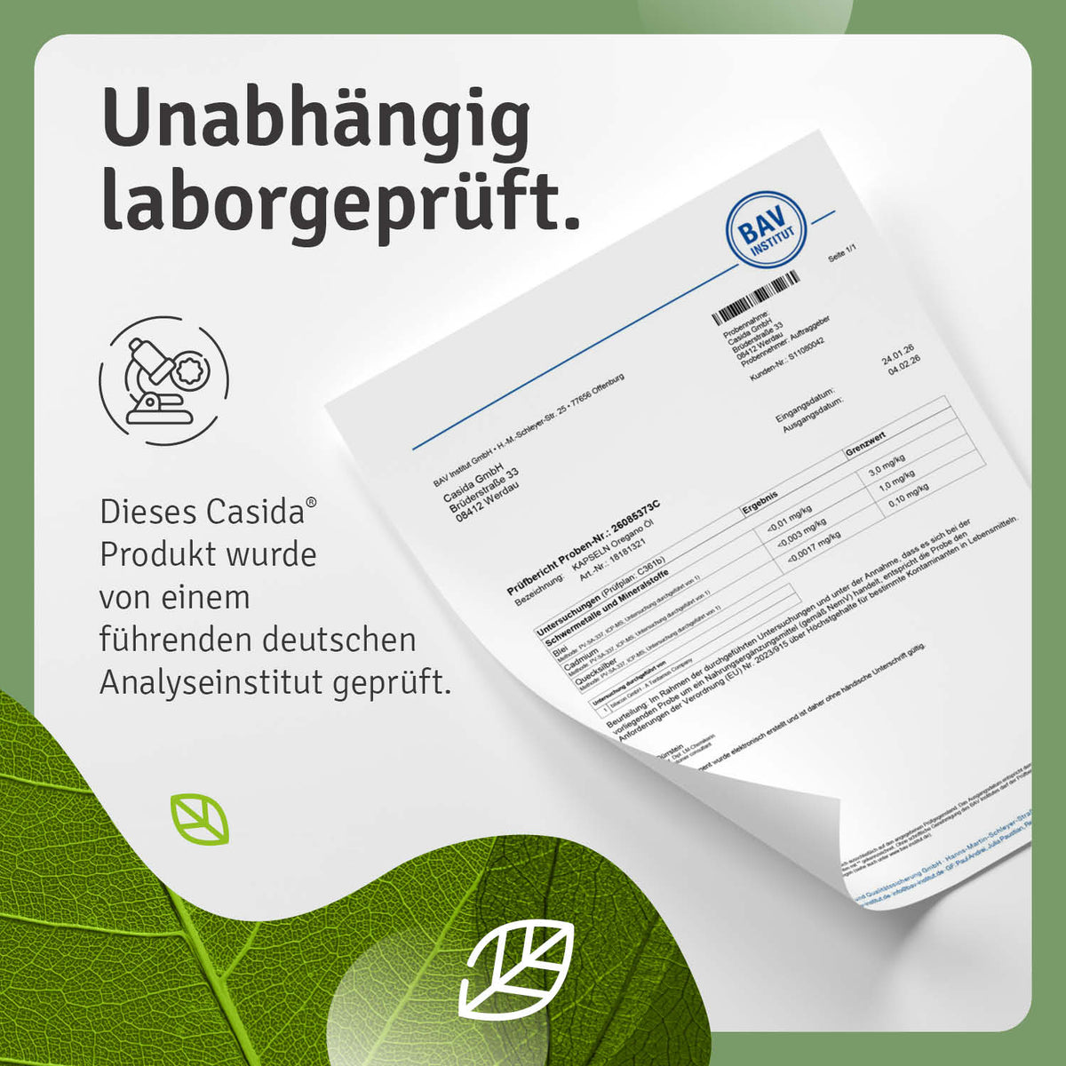 Oregano Öl Kapseln laborgeprüft