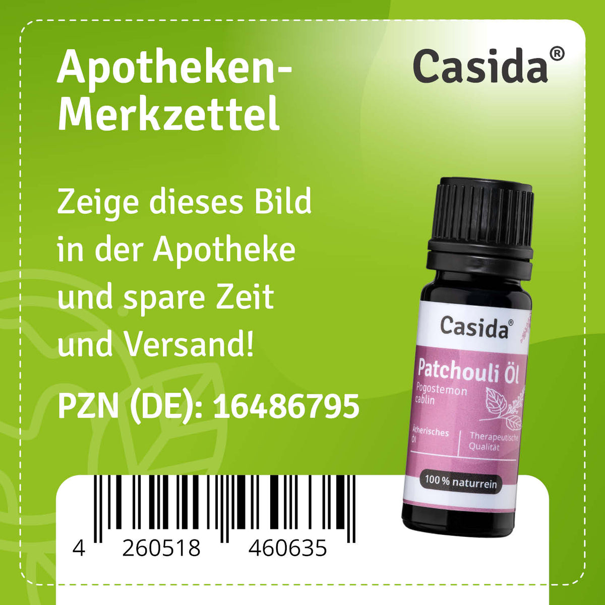 Patchouli Öl Apotheke