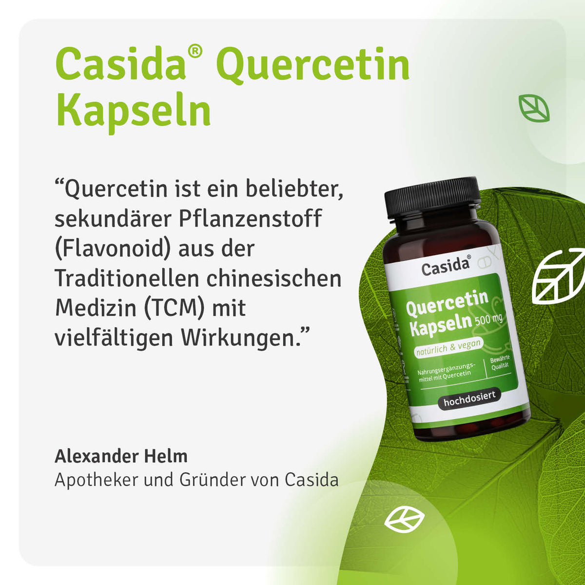 Quercetin Kapseln 500 mg Casida