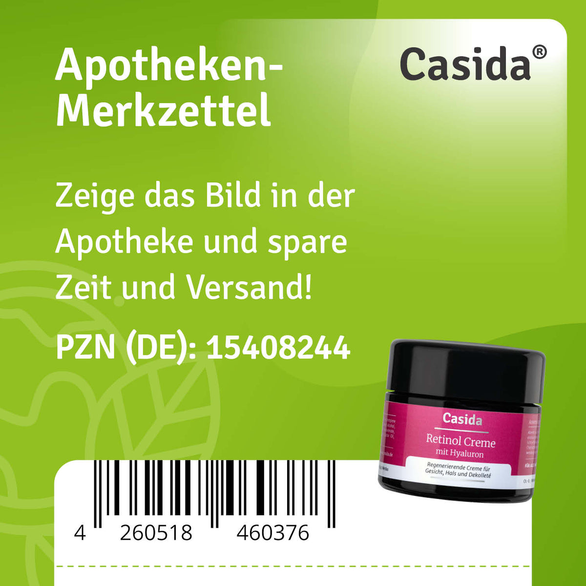 Retinol Creme mit Hyaluron Apotheke