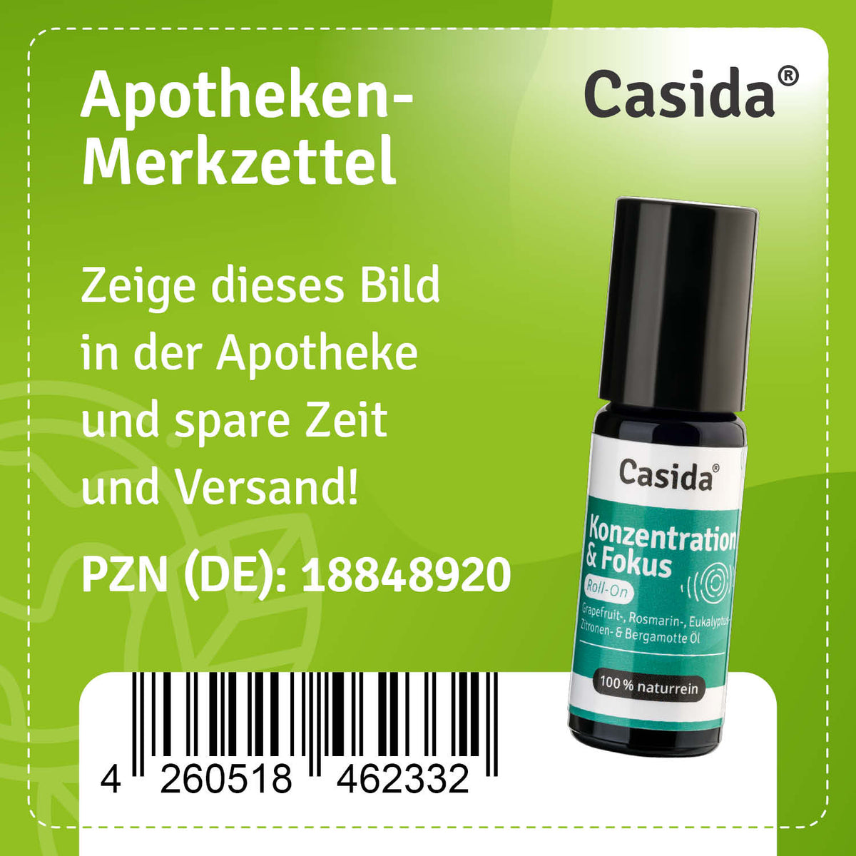Konzentration & Fokus Roll-On Apotheke