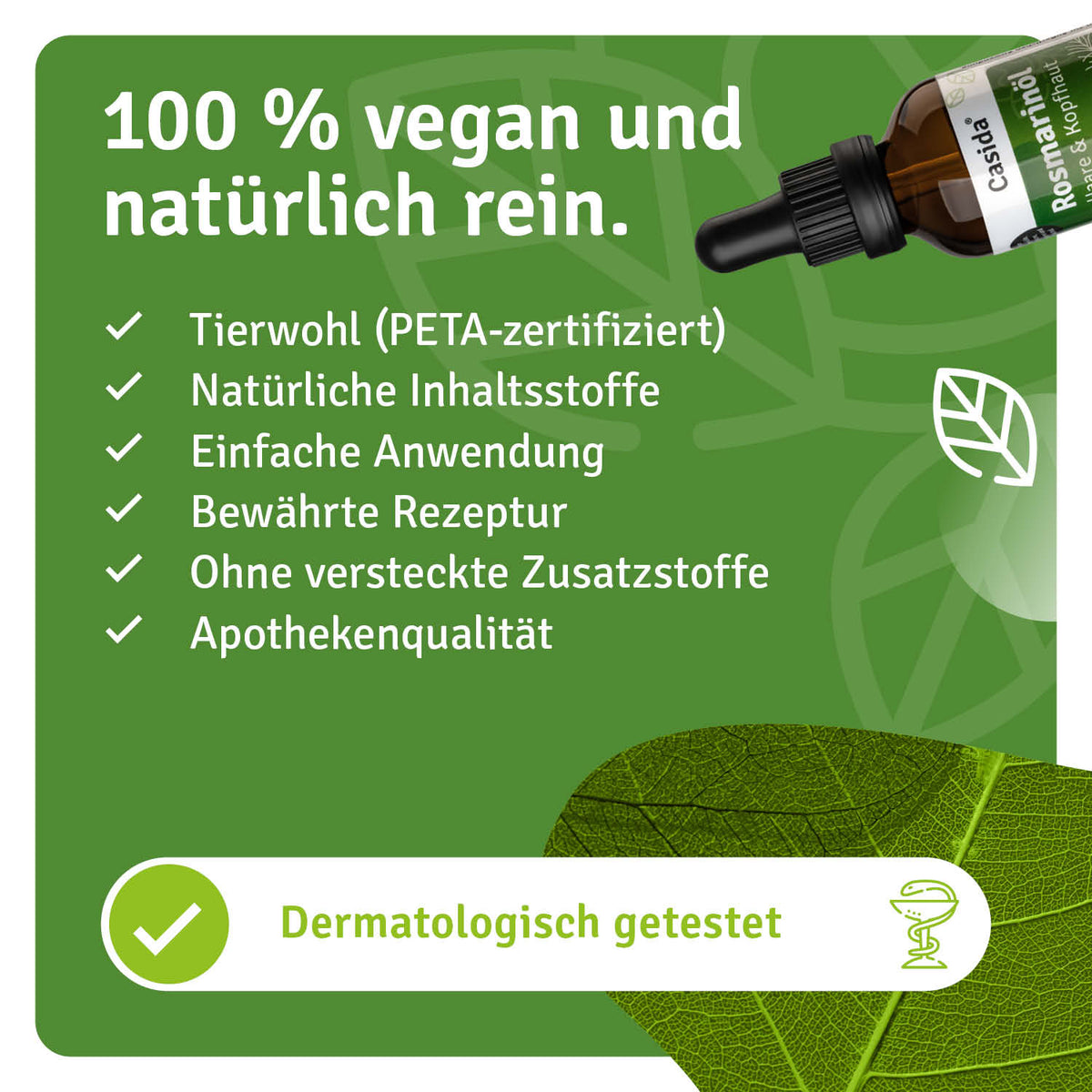 Rosmarinöl Haare & Kopfhaut natürliche Inhaltsstoffe