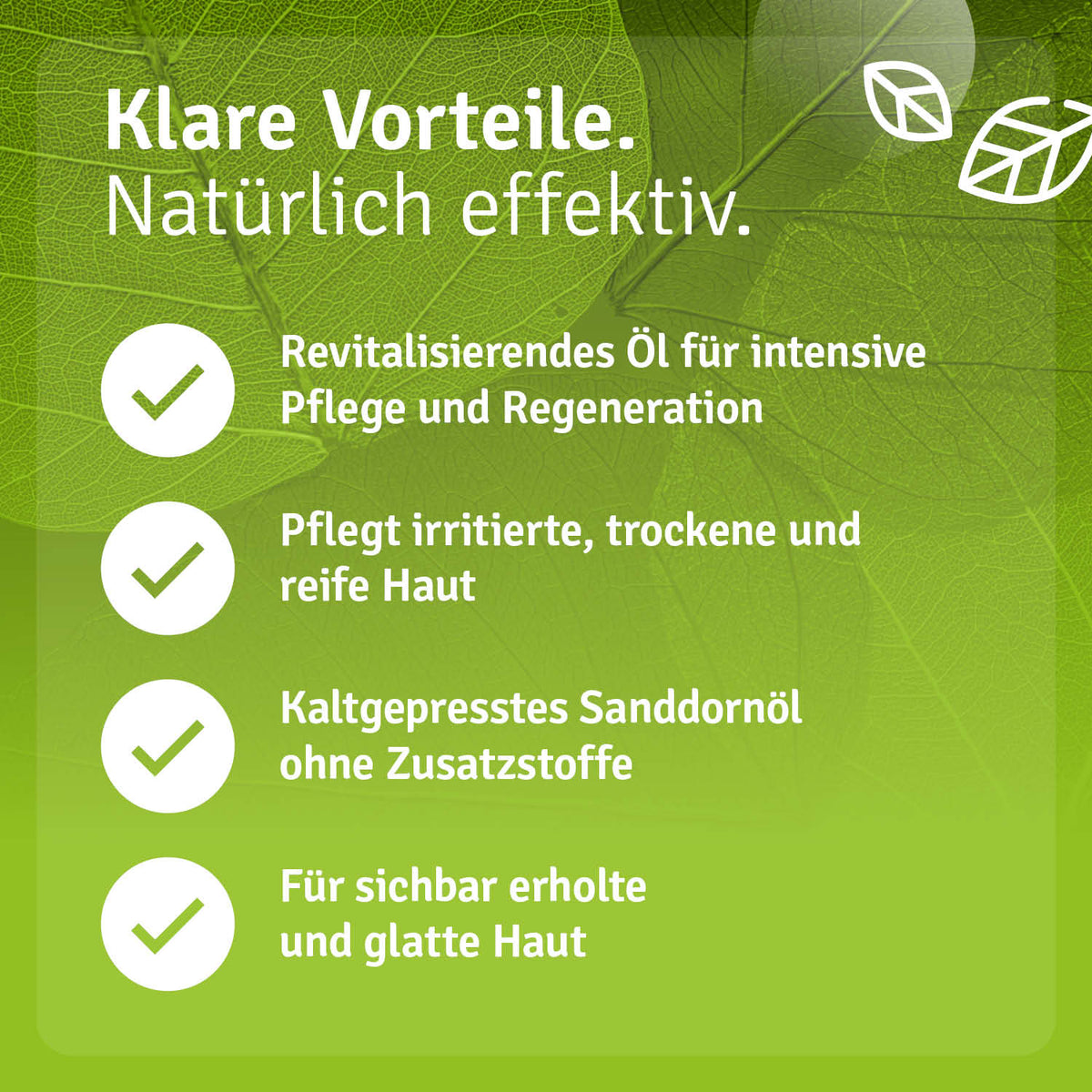 Sanddornöl Vorteile