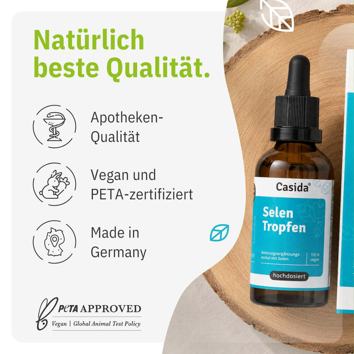 Selen Tropfen tierversuchsfrei