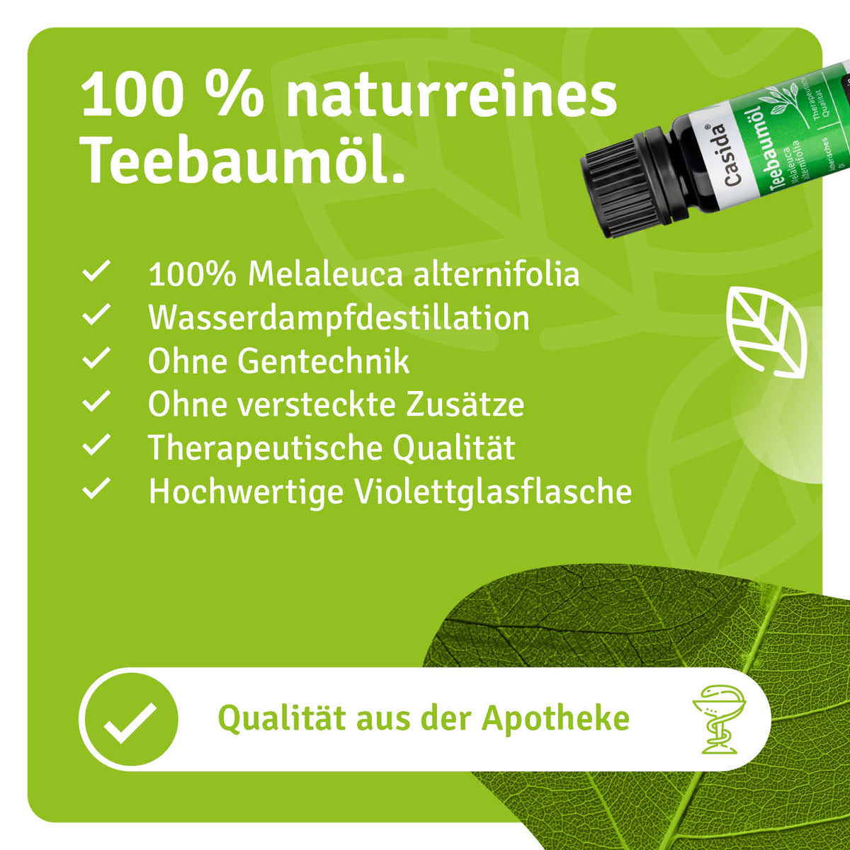 Teebaumöl natürliche Inhaltsstoffe