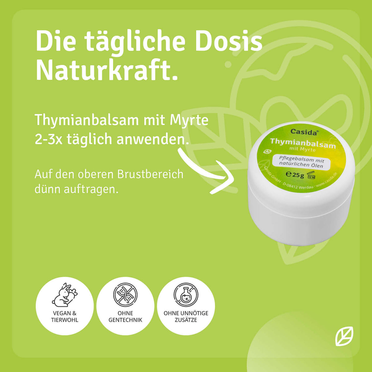 Thymianbalsam mit Myrte für Erwachsene Anwendung