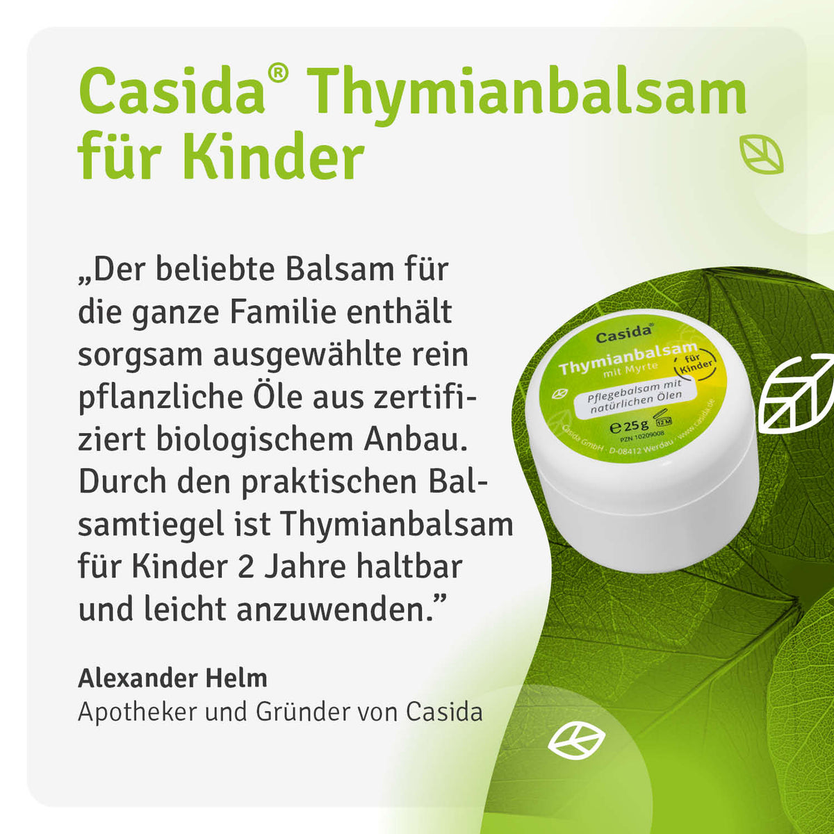 Thymianbalsam mit Myrte für Kinder Casida