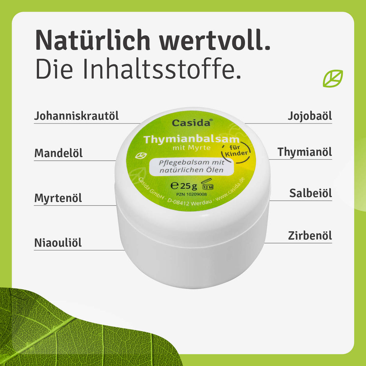 Thymianbalsam mit Myrte für Kinder Inhalt