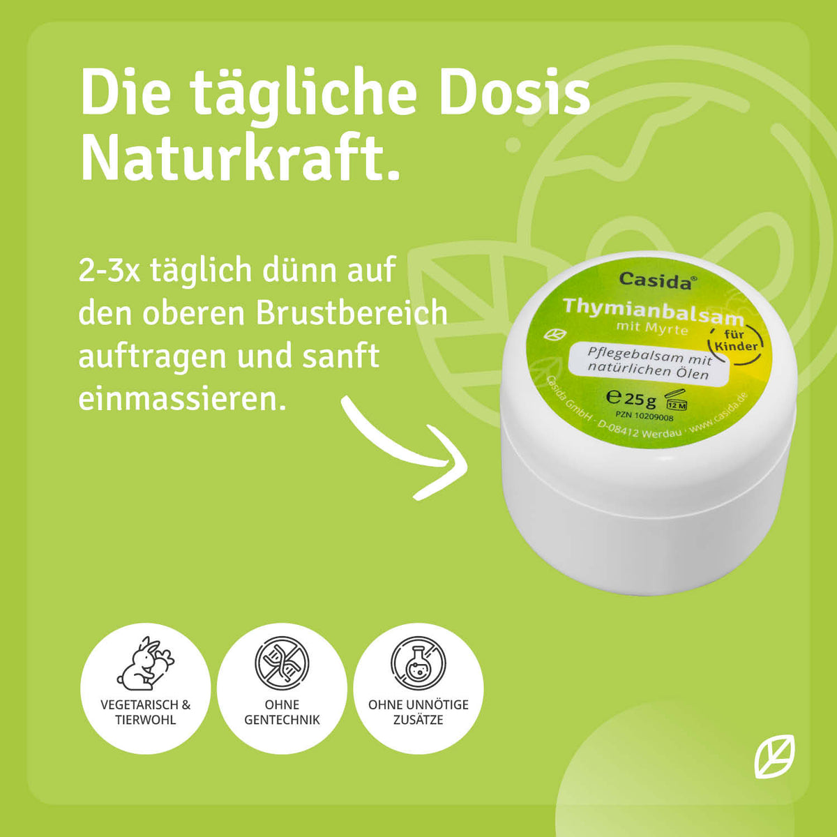 Thymianbalsam mit Myrte für Kinder Anwendung