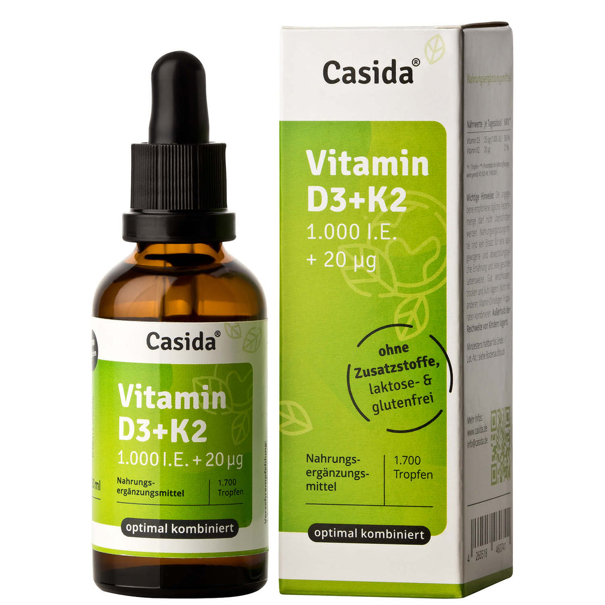 Vitamin D3 + K2 Tropfen