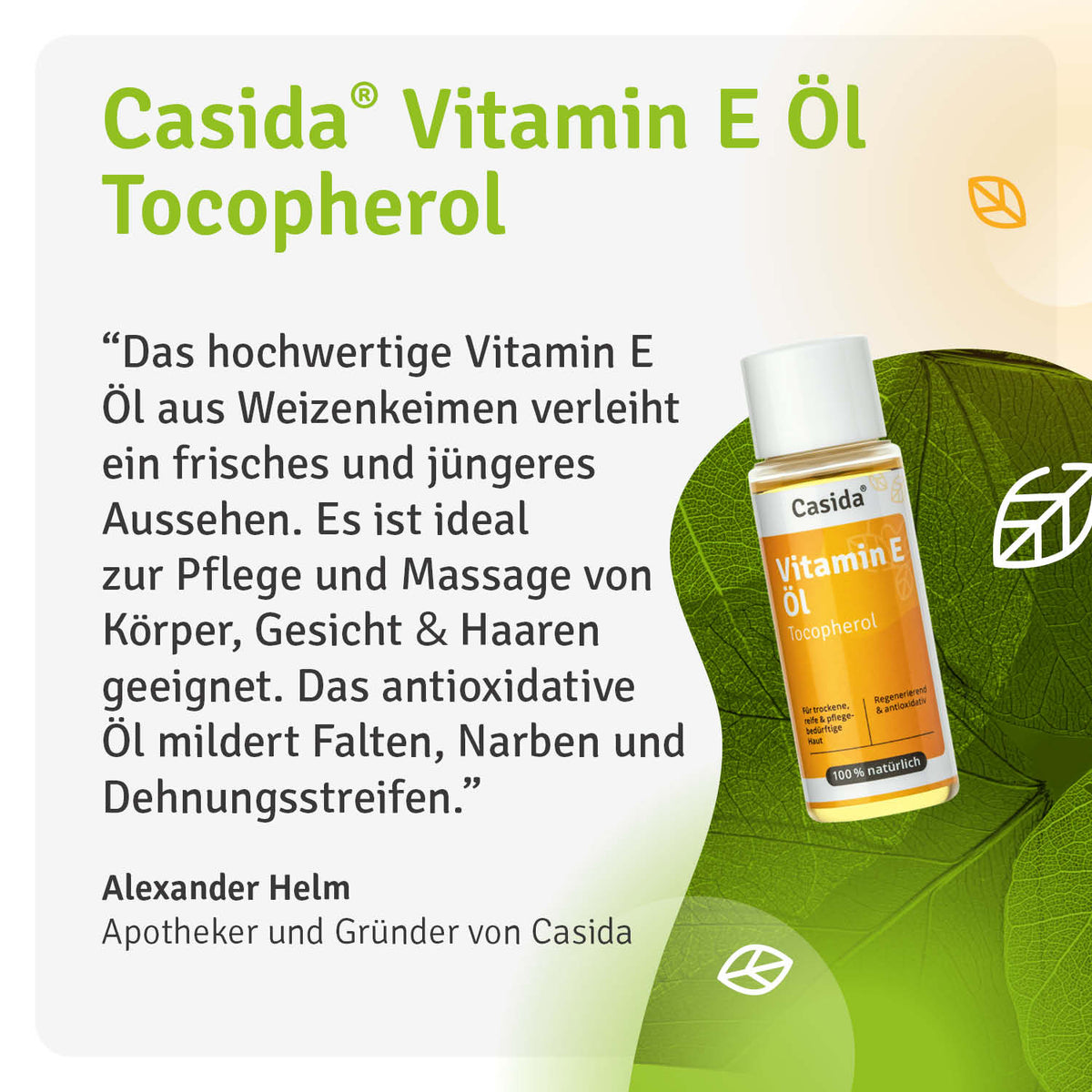 Vitamin E Öl Tocopherol Casida