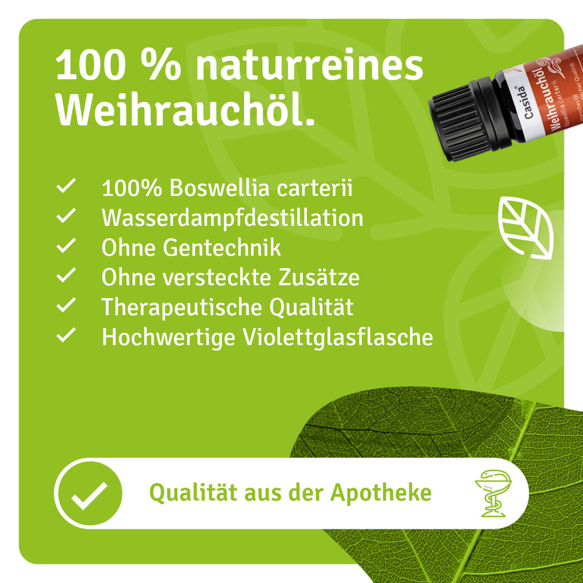 Weihrauchöl Boswellia carterii natürliche Inhaltsstoffe
