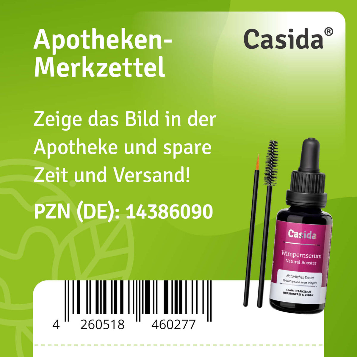 Wimpernserum Natural Booster Apotheke