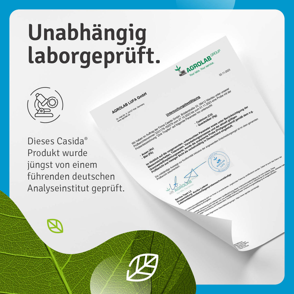 Zink Tropfen - Ionisches Zinksulfat laborgeprüft