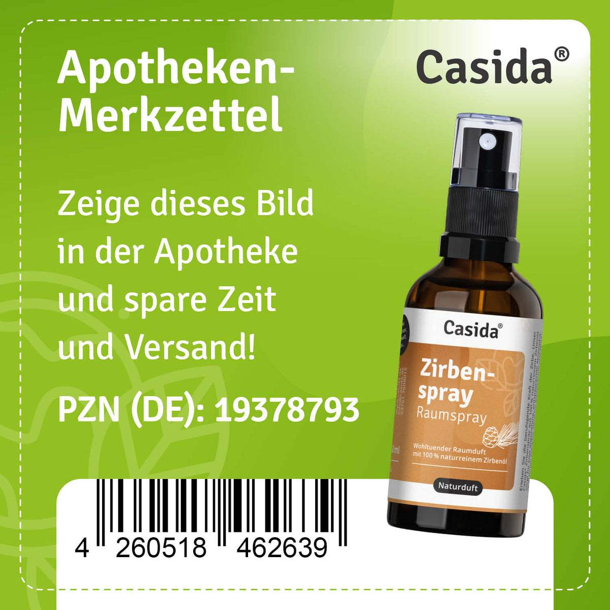 Zirbenspray - Raum- & Kissenspray mit Zirbenöl Apotheke