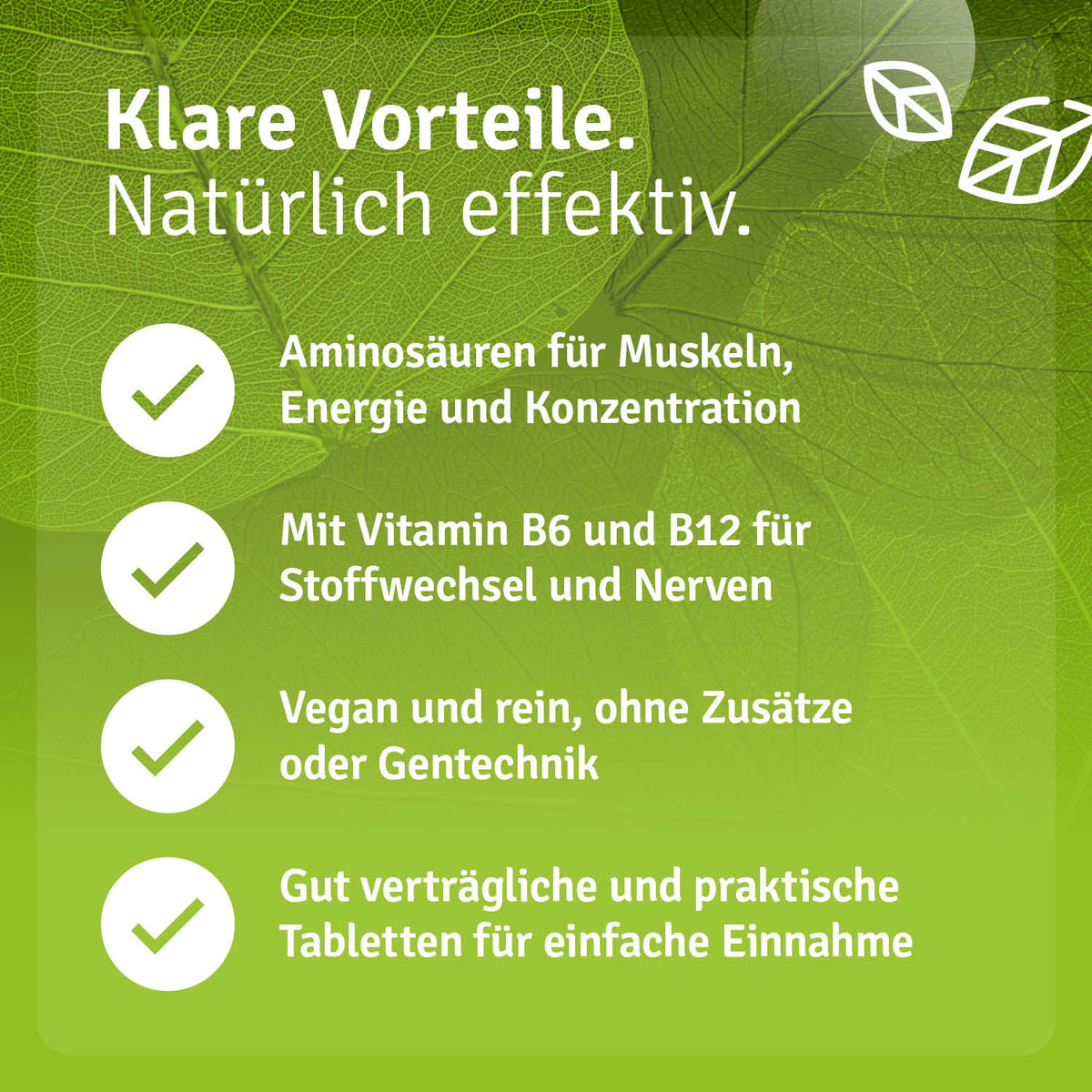 Aminosäuren Komplex Vorteile