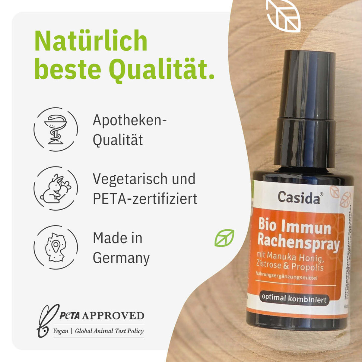 Bio Immun Rachenspray tierversuchsfrei