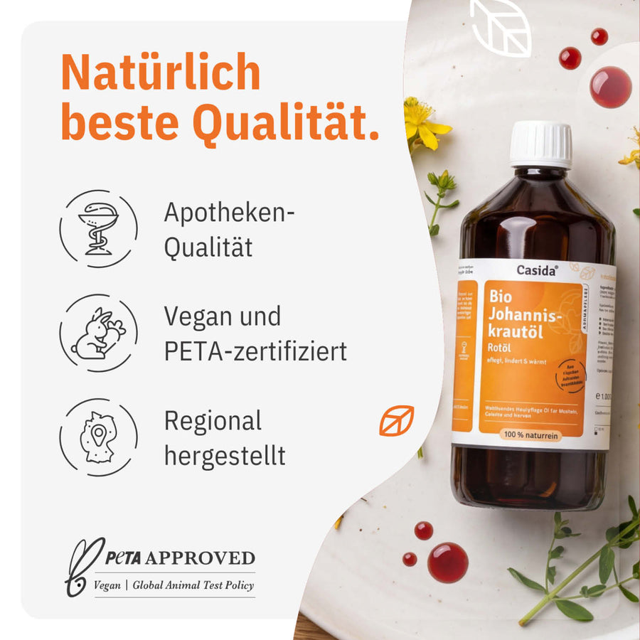 johanniskrautöl aufbewahrung Johanniskrautöl