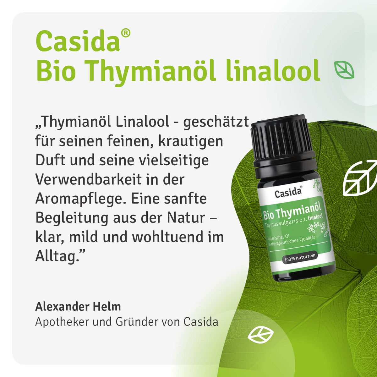 Thymianöl Bio linalool Casida