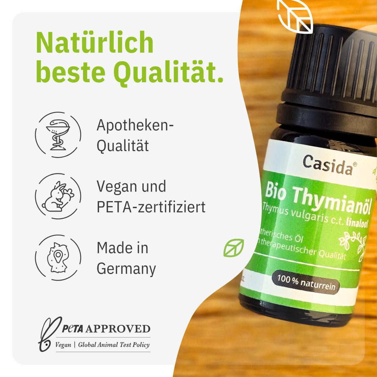 Thymianöl Bio linalool tierversuchsfrei