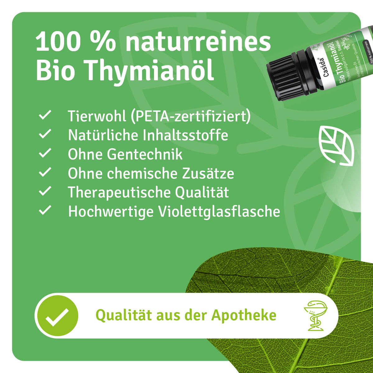 Thymianöl Bio linalool natürliche Inhaltsstoffe