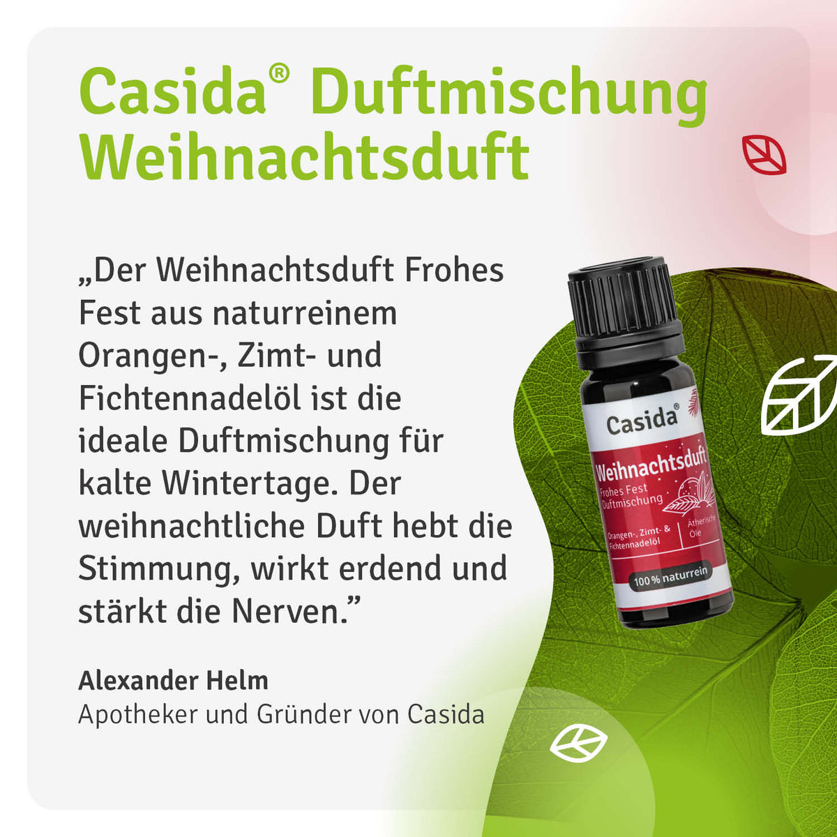 Weihnachtsduft Öl Frohes Fest Casida