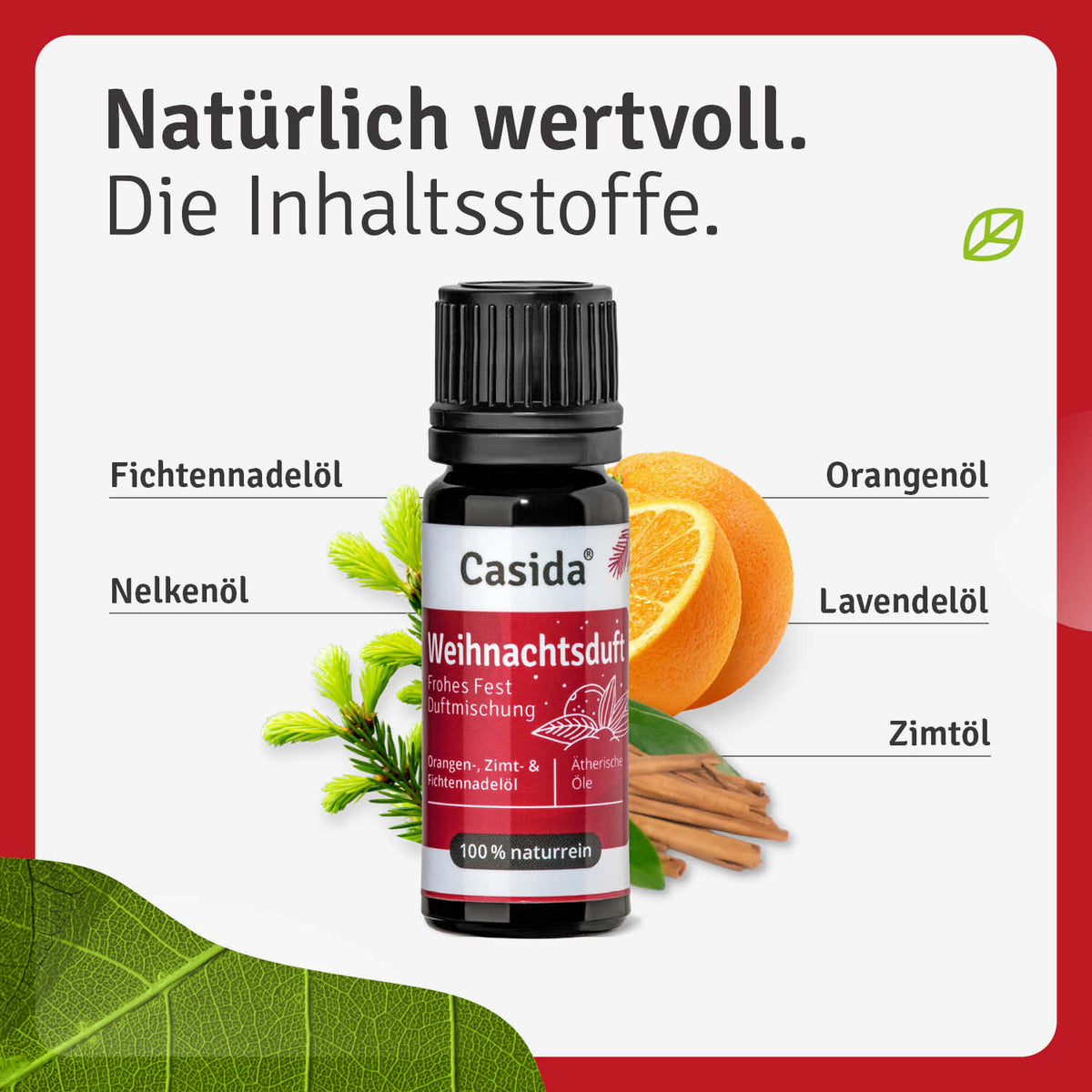 Weihnachtsduft Öl Frohes Fest Inhalt