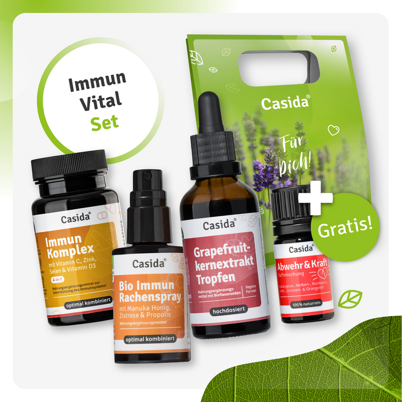 Immun Vital Set + GRATIS Duftmischung Abwehr & Kraft