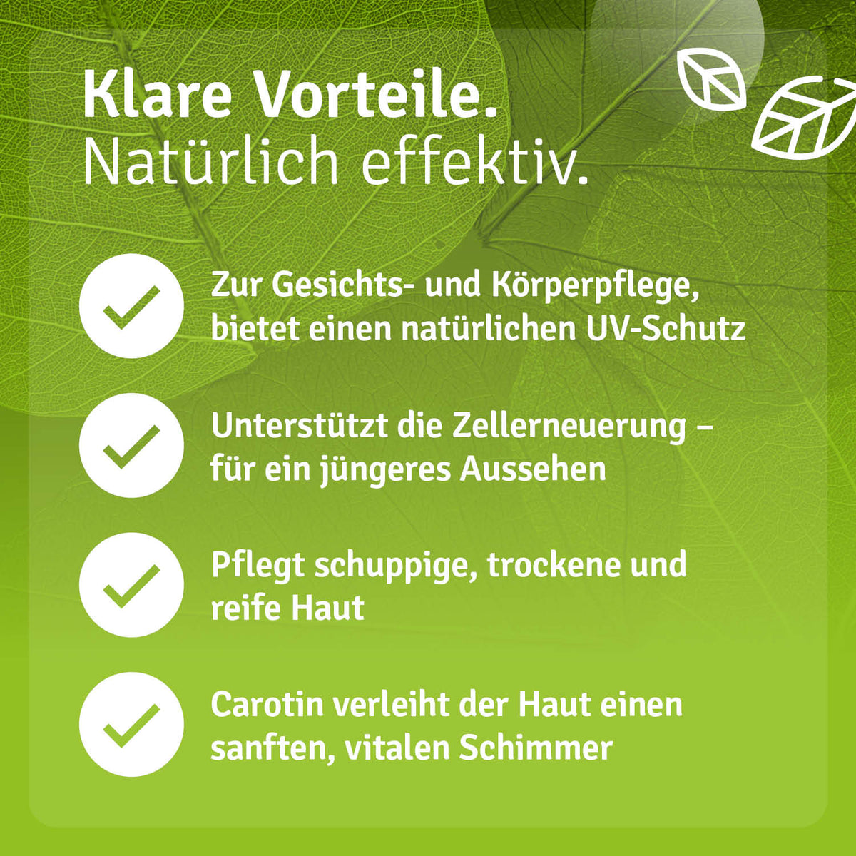 Karottenöl Haut & Haare Vorteile