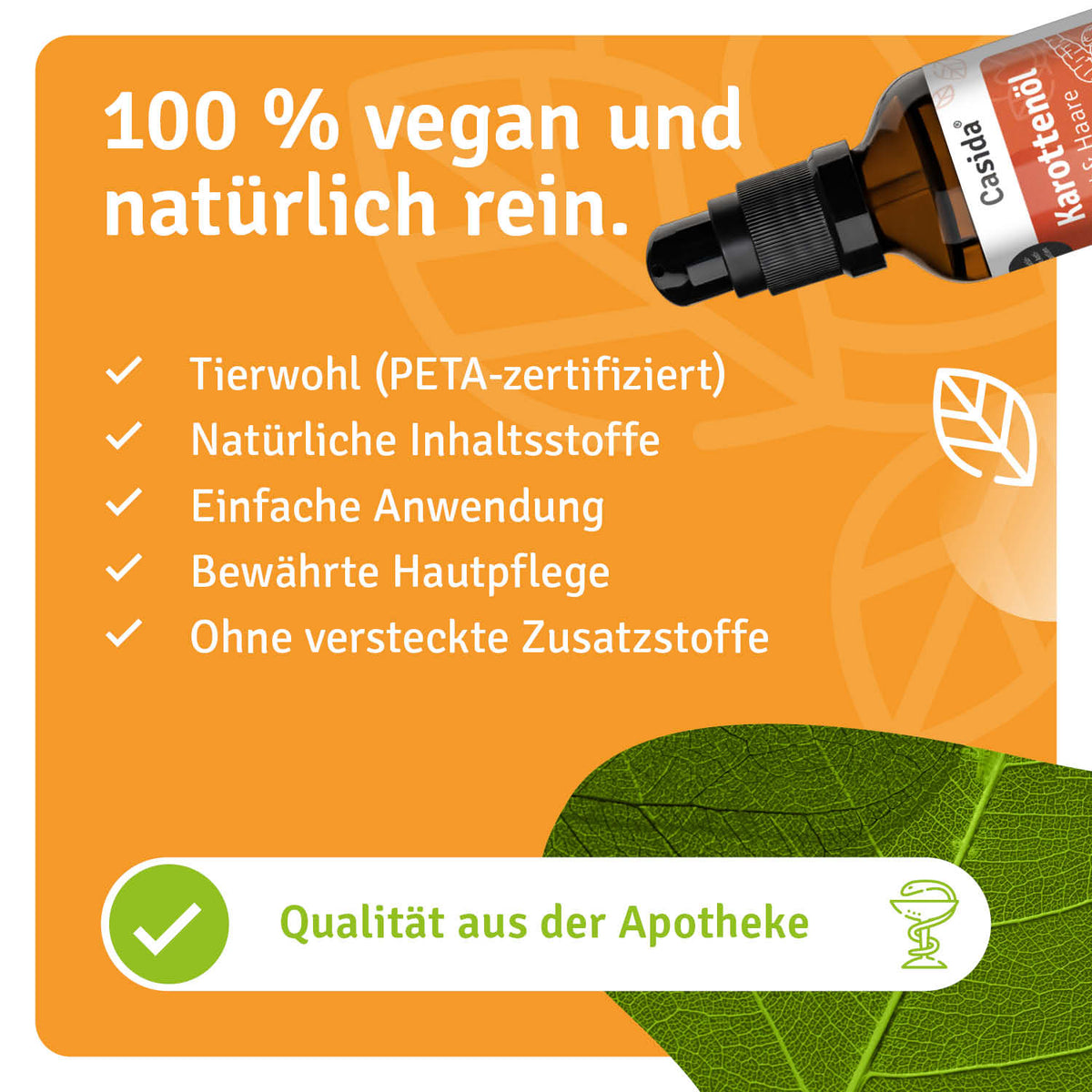 Karottenöl Haut & Haare natürliche Inhaltsstoffe