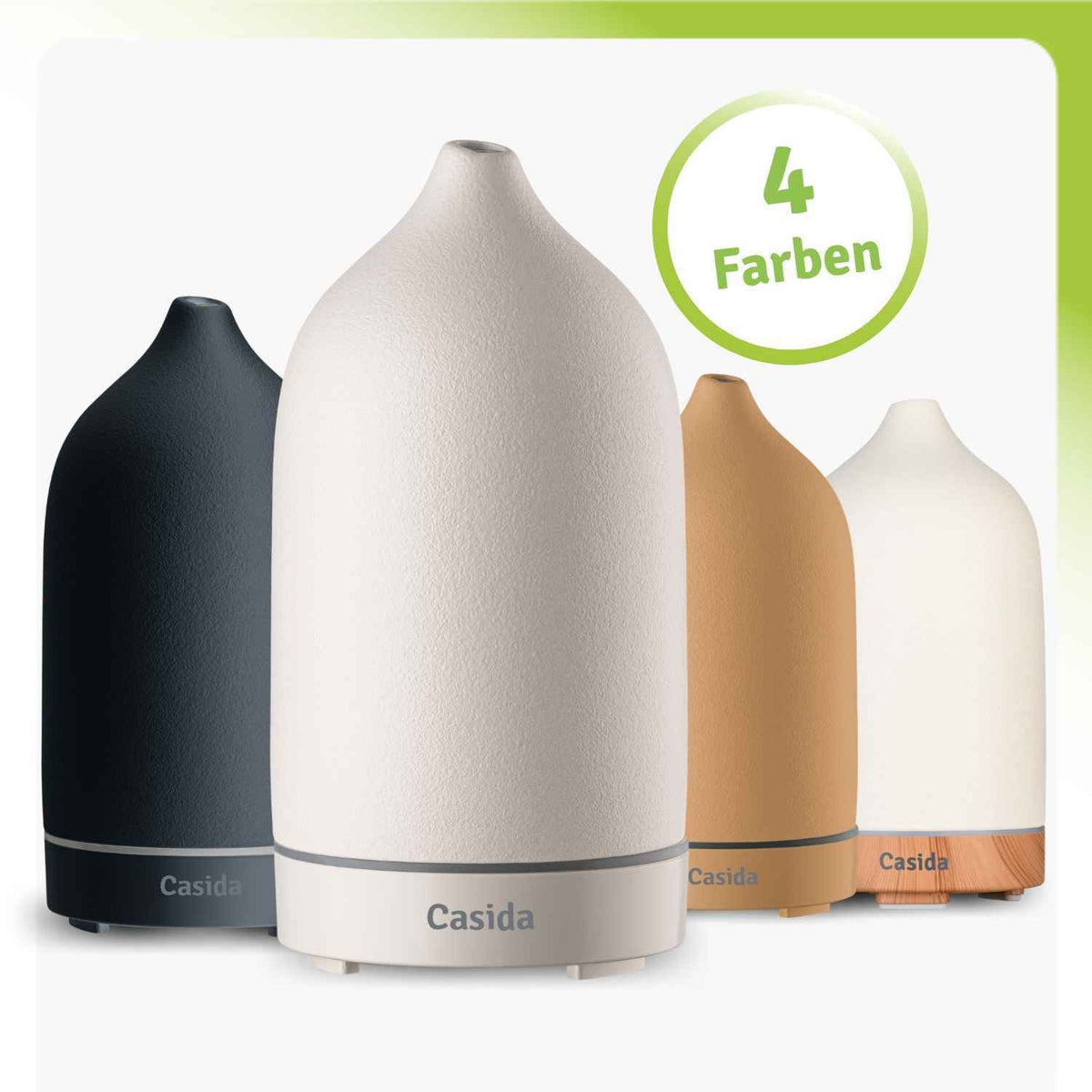 Ceramic Aroma Diffuser White with LED Lighting