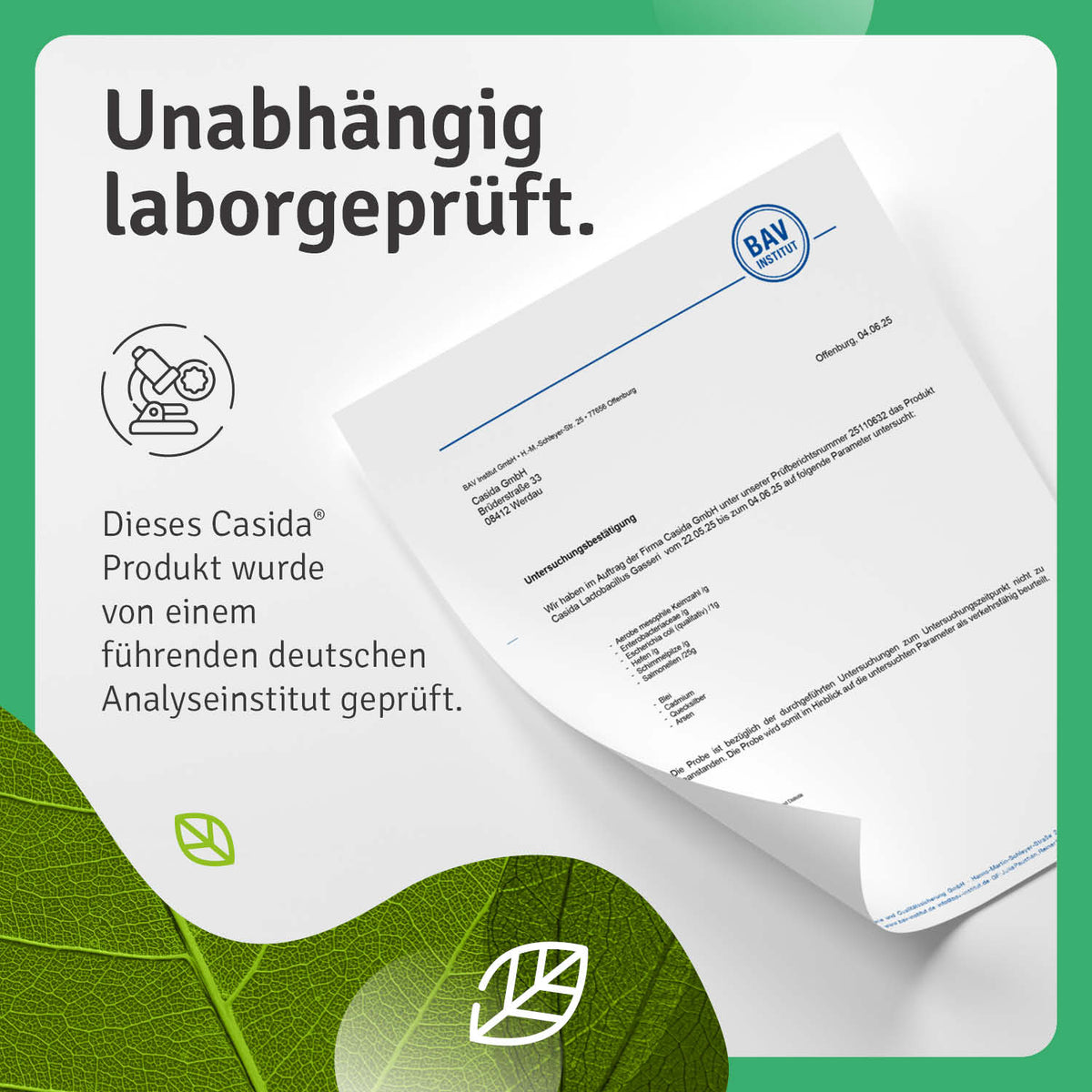 Lactobacillus Gasseri laborgeprüft