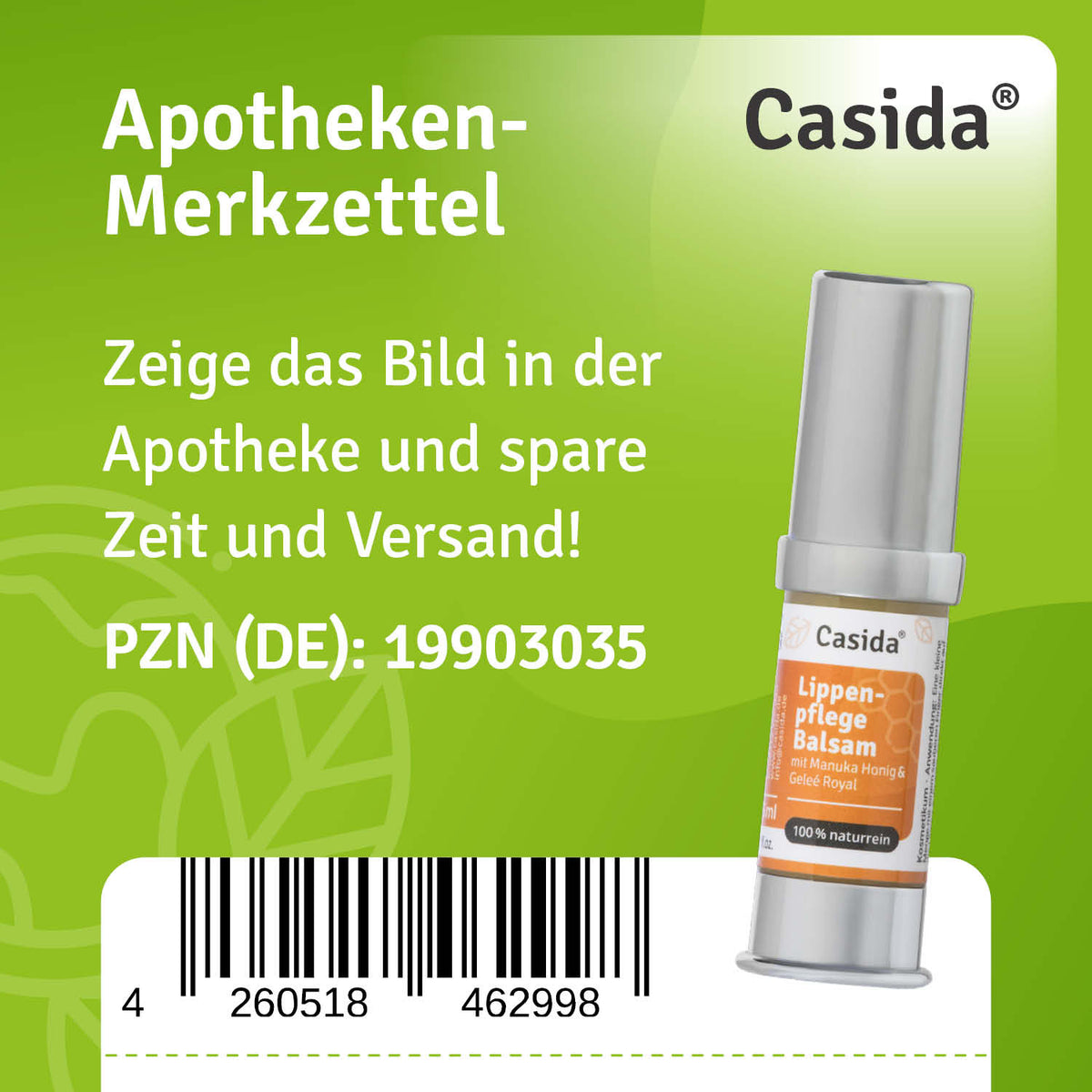 Lippenpflege Balsam mit Manuka Honig & Gelee Royale Apotheke