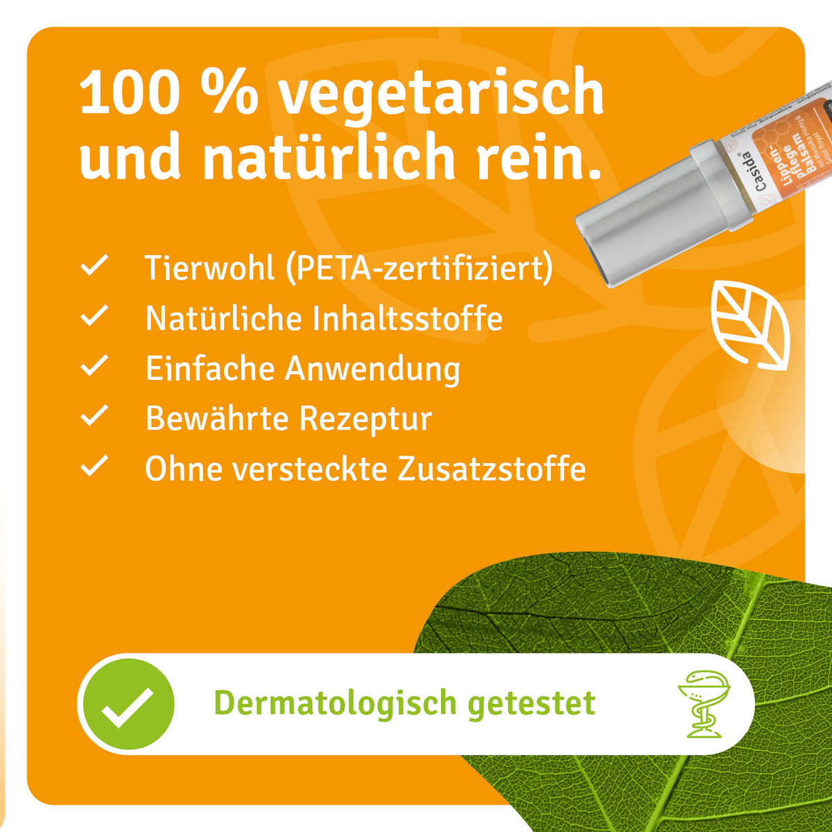 Lippenpflege Balsam mit Manuka Honig & Gelee Royale natürliche Inhaltsstoffe
