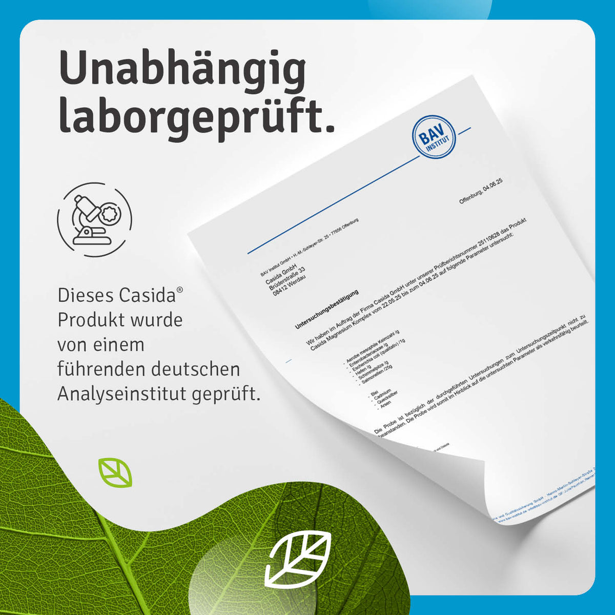 Magnesium Komplex laborgeprüft