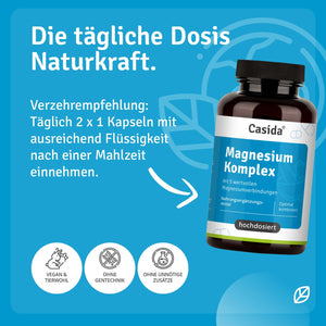 Einnahme und Anwendung: Magnesium Komplex hochdosiert