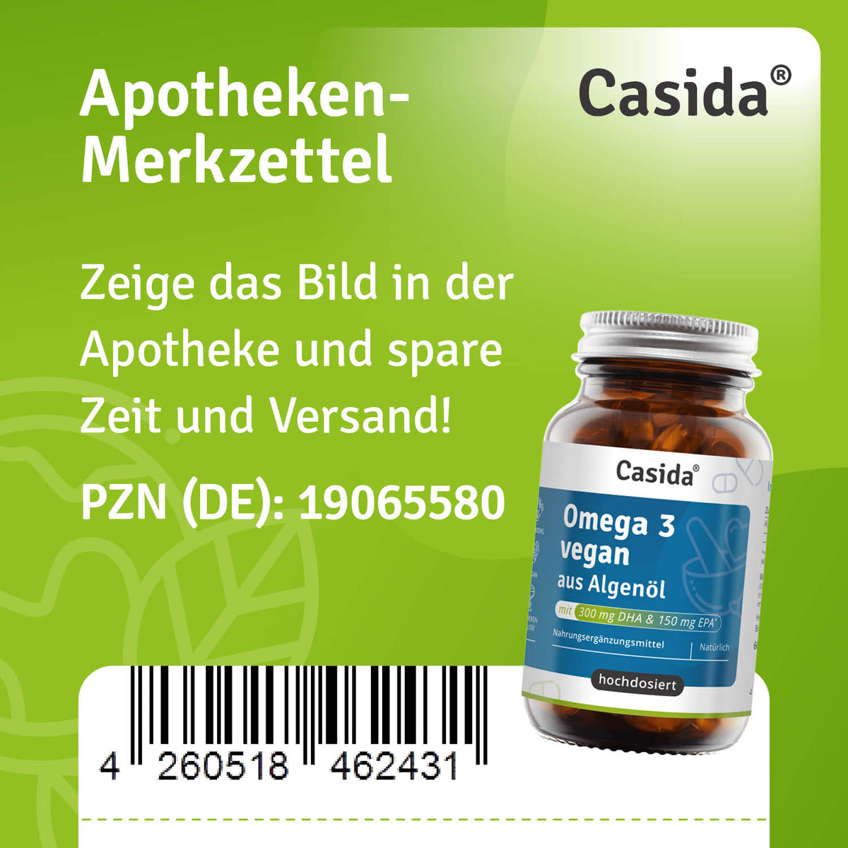 Omega 3 Vegan aus Algenöl Apotheke